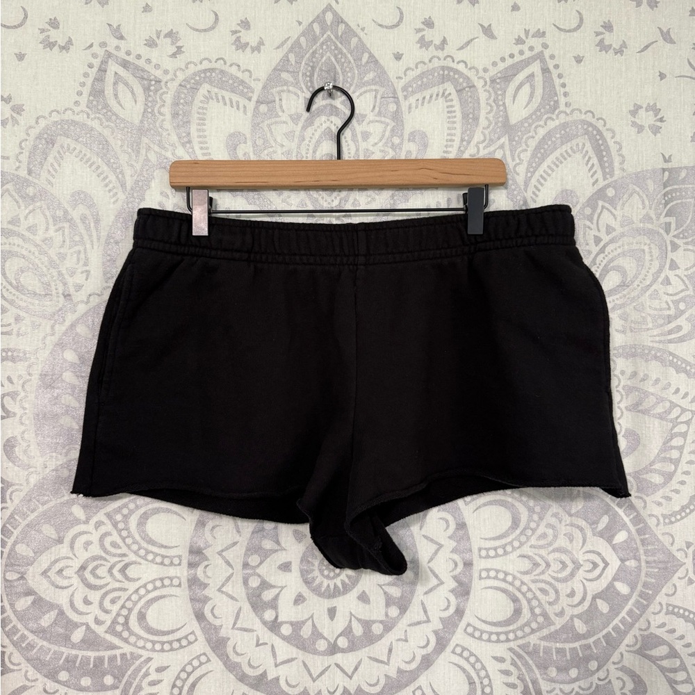 Nice No Boundaries NoBo Walmart Shorty Booty Shorts Cotton Blend Soft Black XXL